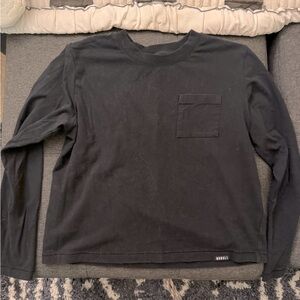 Black nobull boxy long sleeve